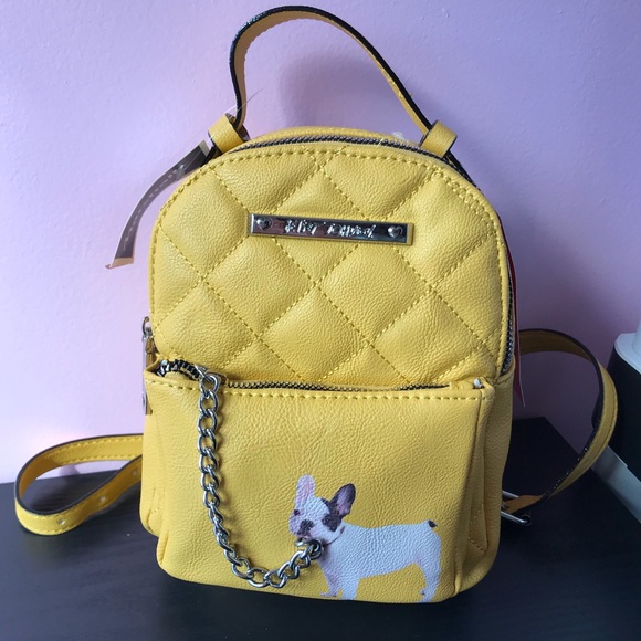 Betsey Johnson Bags New Betsey Johnson Frenchie Kitsch Mini Backpack Poshmark